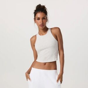 NWT Small Vuori Pose Plyo Tank White Heather